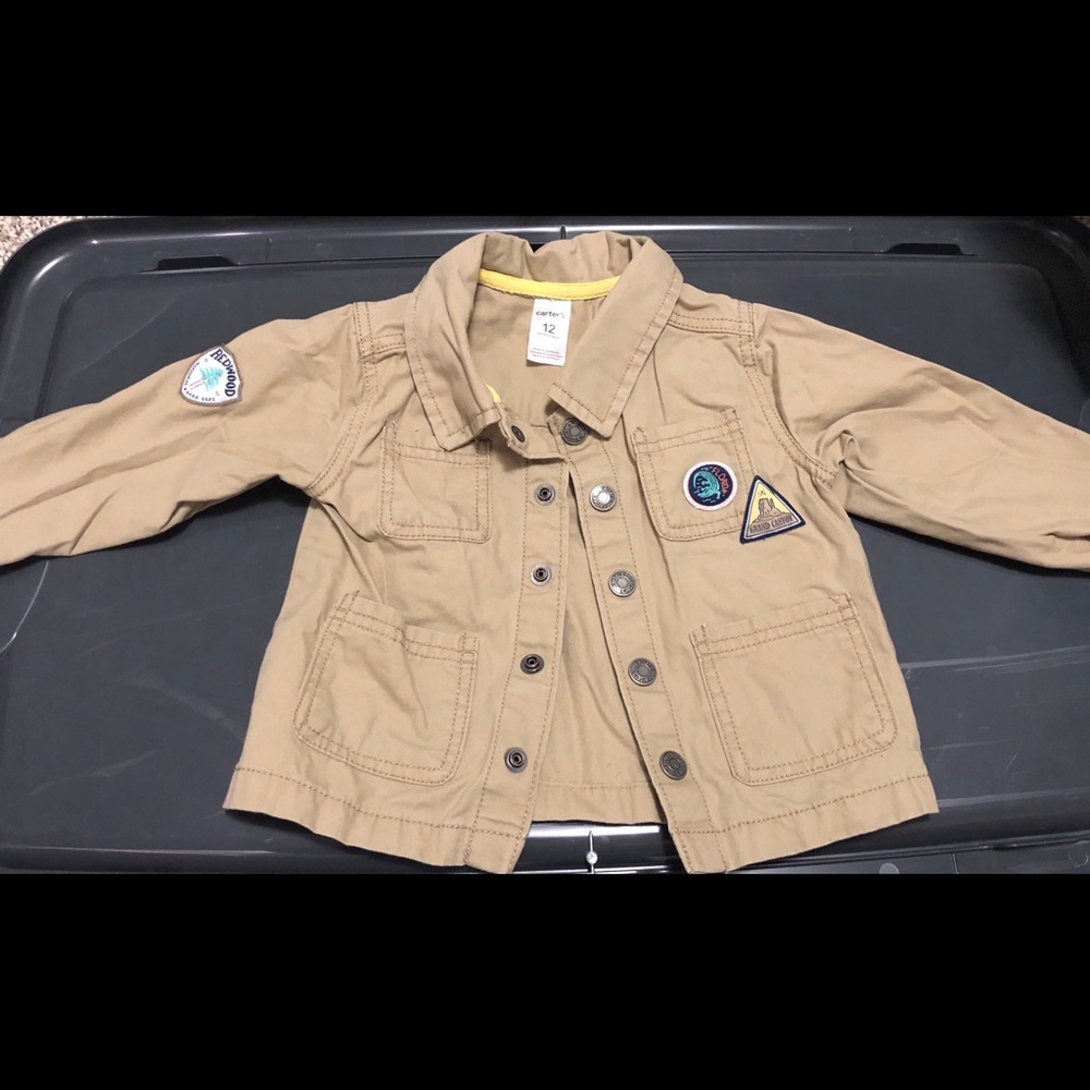Carters 12 Months Khaki Jacket